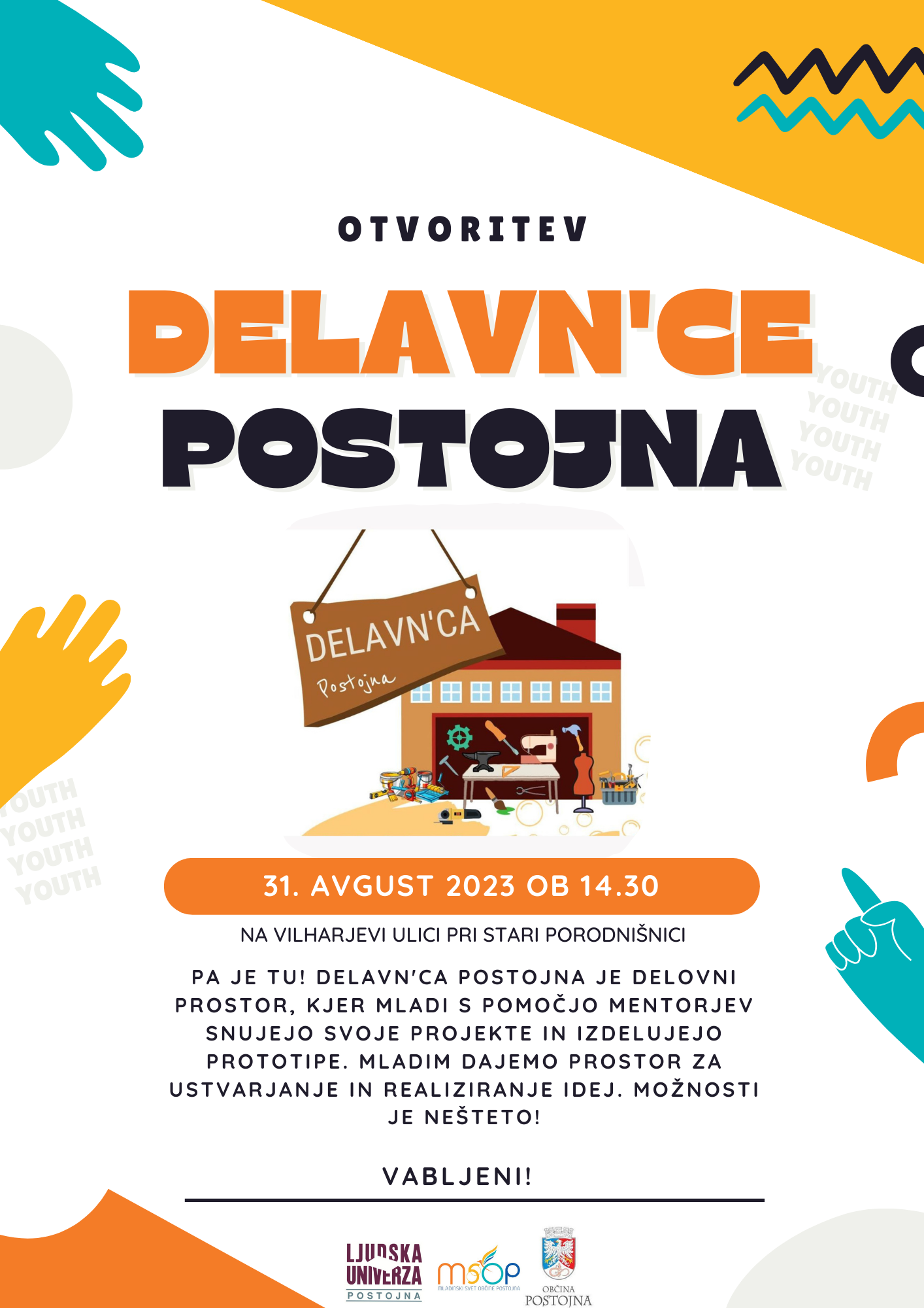 Vabilo Delavna Postojna